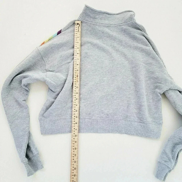 NWT Wildfox Rainbow Half Zip - Picture 3 of 8